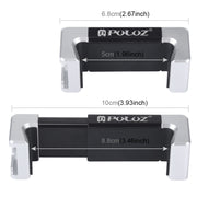 PULUZ Folding Plastic Tripod + Aluminum Alloy Clamp Bracket with Cold Shoe for iPhone, Galaxy, Huawei, Xiaomi, Sony, HTC, Google and other Smartphones