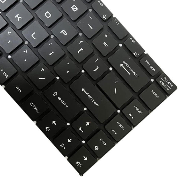 US Version Laptop Keyboard with Backlight for MSI GS65 / GS65VR / MS-16Q2 / Stealth 8SE /8SF / 8SG /Thin 8RE / Thin 8RF (Black) - Replacement Keyboards by PMC TechLife | Online Shopping South Africa | PMC TechLife | Buy Now Pay Later Mobicred