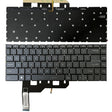 US Version Laptop Keyboard with Backlight for MSI GE66 Raider / MS-1541 / GP66 / MS-1542/1543 / GS66 / MS-16V1 / MS-16V2 / 10SD / 10SE (Grey) - Replacement Keyboards by PMC TechLife | Online Shopping South Africa | PMC TechLife