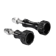 PULUZ CNC Aluminum Thumb Knob Stainless Bolt Nut Screw Set for GoPro Hero11 Black / HERO10 Black / HERO9 Black / HERO8 Black /7 /6 /5 /5 Session /4 Session /4 /3+ /3 /2 /1, DJI Osmo Action, Xiaoyi and Other Action Cameras(Black)