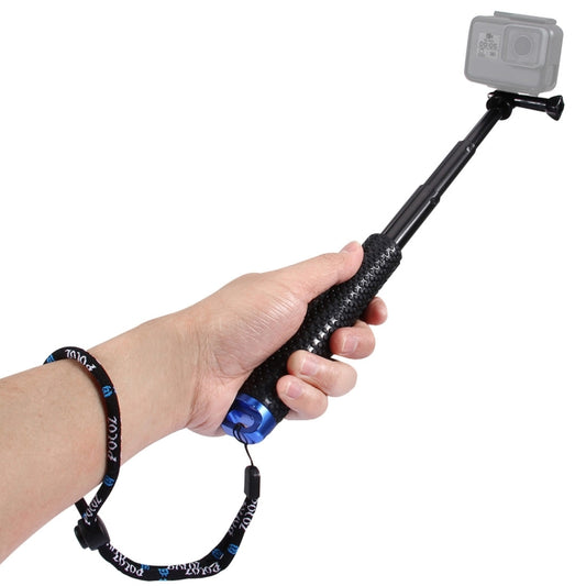PULUZ Handheld Extendable Pole Monopod for GoPro, Insta360, DJI and Other Action Cameras, Length: 19-49cm - free shipping - PMC Jewellery - Order now!
