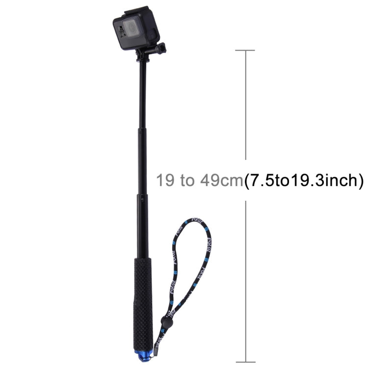 PULUZ Handheld Extendable Pole Monopod for GoPro, Insta360, DJI and Other Action Cameras, Length: 19-49cm - free shipping - PMC Jewellery - Order now!