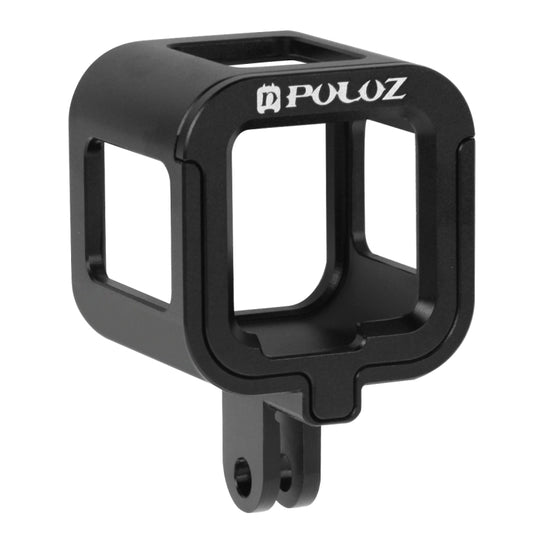 PULUZ Housing Shell CNC Aluminum Alloy Protective Cage with Insurance Frame for GoPro HERO5 Session /HERO4 Session /HERO Session(Black) - Metal Cases by PULUZ | Online Shopping South Africa | PMC Jewellery | Buy Now Pay Later Mobicred
