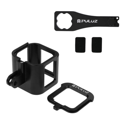 PULUZ Housing Shell CNC Aluminum Alloy Protective Cage with Insurance Frame for GoPro HERO5 Session /HERO4 Session /HERO Session(Black) - Metal Cases by PULUZ | Online Shopping South Africa | PMC Jewellery | Buy Now Pay Later Mobicred