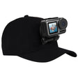 PULUZ Baseball Hat with J-Hook Buckle Mount & Screw for GoPro, DJI OSMO Action and Other Action Cameras(Black) -  by PMC TechLife | Online Shopping South Africa | PMC TechLife