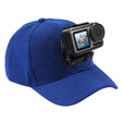 PULUZ Baseball Hat with J-Hook Buckle Mount & Screw for GoPro, DJI OSMO Action and Other Action Cameras(Blue) -  by PMC TechLife | Online Shopping South Africa | PMC TechLife