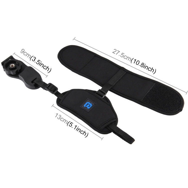 PULUZ Soft Neoprene Hand Grip Wrist Strap with 1/4 inch Screw Plastic Plate for SLR / DSLR Cameras - free shipping - PMC TechLife - Order now!