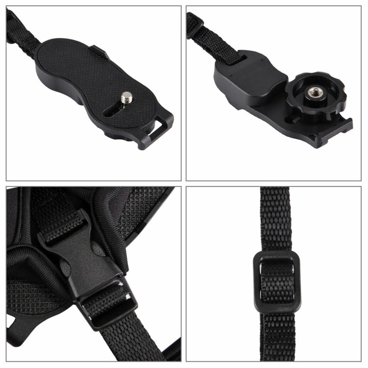 PULUZ Soft Neoprene Hand Grip Wrist Strap with 1/4 inch Screw Plastic Plate for SLR / DSLR Cameras - free shipping - PMC TechLife - Order now!