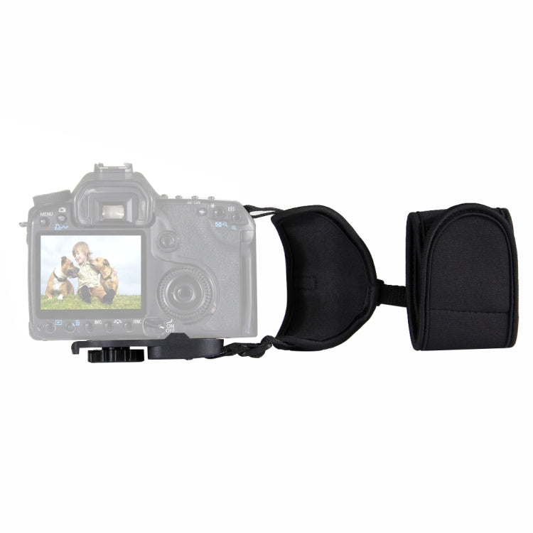 PULUZ Soft Neoprene Hand Grip Wrist Strap with 1/4 inch Screw Plastic Plate for SLR / DSLR Cameras - free shipping - PMC TechLife - Order now!