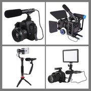 PULUZ Professional Interview Condenser Video Shotgun Microphone with 3.5mm Audio Cable for DSLR & DV Camcorder