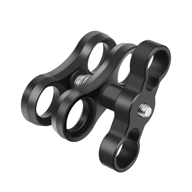 PULUZ Dual Aluminum Alloy Clamp for Underwater Arm System - Diving Accessories by PULUZ | Online Shopping South Africa | PMC Jewellery | Buy Now Pay Later Mobicred
