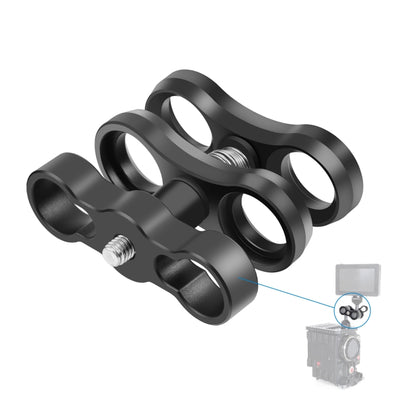 PULUZ Dual Aluminum Alloy Clamp for Underwater Arm System - Diving Accessories by PULUZ | Online Shopping South Africa | PMC Jewellery | Buy Now Pay Later Mobicred