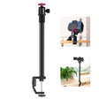 PULUZ C Clamp Mount Light Stand Extension Central Shaft Rod Monopod Holder Kits with Ball-Head, Rod Length: 33-60cm(Black) - Monopods by PULUZ | Online Shopping South Africa | PMC TechLife