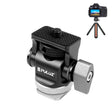 PULUZ Mini 180 Degree Swing Tripod Ball Head Cold Shoe Mount Adapter(Silver) - Tripod Heads by PULUZ | Online Shopping South Africa | PMC TechLife | Buy Now Pay Later Mobicred
