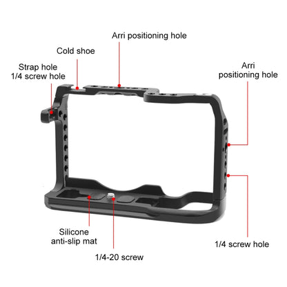 For Canon EOS-RP PULUZ Metal Camera Cage Stabilizer Rig(Black) - free shipping - PMC Jewellery - Order now!