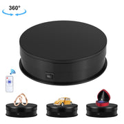 PULUZ 15cm Adjusting Speed Rotating Turntable Display Stand, Load: 3kg(Black)