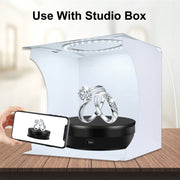 PULUZ 15cm Adjusting Speed Rotating Turntable Display Stand, Load: 3kg(Black)