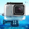 PULUZ 45m Underwater Waterproof Housing Diving Case for GoPro HERO7 Silver / HERO7 White, with Buckle Basic Mount & Screw(Transparent) - Waterproof Cases by PULUZ | Online Shopping South Africa | PMC TechLife | Buy Now Pay Later Mobicred