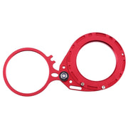 PULUZ Aluminum Alloy 67mm to 67mm Swing Wet-Lens Diopter Adapter Mount for DSLR Underwater Diving Housing(Red)