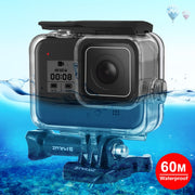 PULUZ 60m Underwater Depth Diving Case Water-resistant Camera Housing for GoPro HERO8 Black