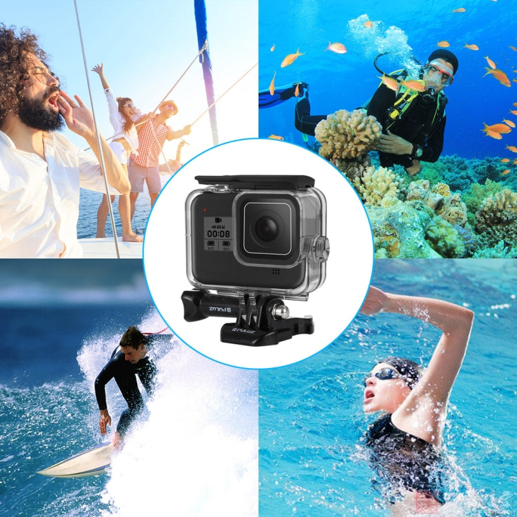 PULUZ 60m Underwater Depth Diving Case Waterproof Camera Housing for GoPro HERO8 Black - free shipping - PMC TechLife - Order now!
