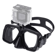 PULUZ Water Sports Diving Equipment Diving Mask Swimming Glasses for GoPro, Insta360, DJI and Other Action Cameras(Black)