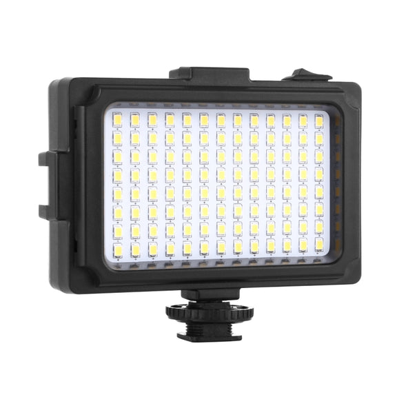 PULUZ Pocket 104 LED 1800LM Professional Vlogging Photography Video & Photo Studio Light with White and Orange Magnet Filters Light Panel for Canon, Nikon, DSLR Cameras