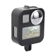 PULUZ Housing Shell CNC Aluminum Alloy Protective Cage for GoPro Max(Black)