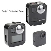 PULUZ Housing Shell CNC Aluminum Alloy Protective Cage for GoPro Max(Black)