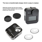 PULUZ Housing Shell CNC Aluminum Alloy Protective Cage for GoPro Max(Black)