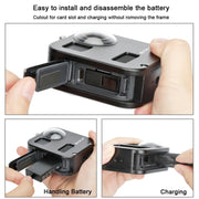 PULUZ Housing Shell CNC Aluminum Alloy Protective Cage for GoPro Max(Black)