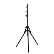 PULUZ Reverse Foldable 4 Sections 1.8m Height Tripod Mount Holder for Vlogging Video Light  Live Broadcast Kits(Black)