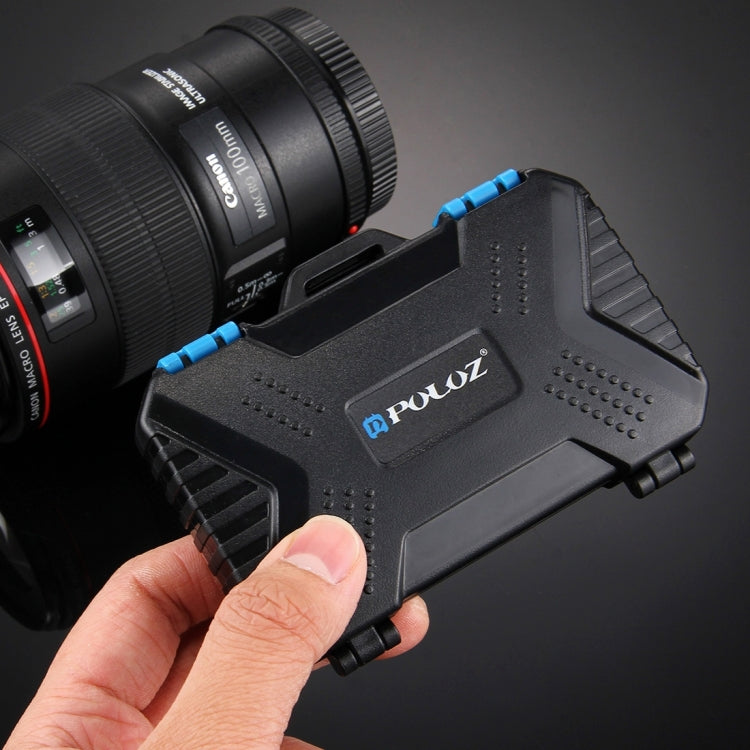 PULUZ 27 in 1 Memory Card Case for 4CF + 8SD + 9TF + 1Card PIN + 1Standard SIM + 2Micro-SIM + 2Nano-SIM - Card Case by PULUZ | Online Shopping South Africa | PMC TechLife