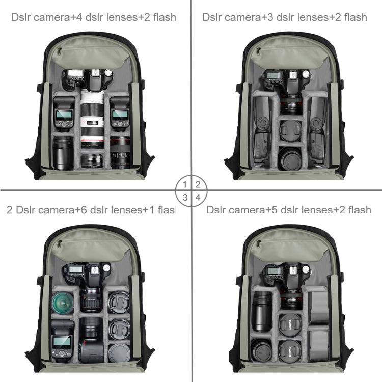 PULUZ Outdoor Portable Waterproof Scratch-proof Dual Shoulders Backpack Handheld PTZ Stabilizer Camera Bag with Rain Cover for Digital Camera, DJI Ronin-SC / Ronin-S (Black) - free shipping - PMC Jewellery - Order now!