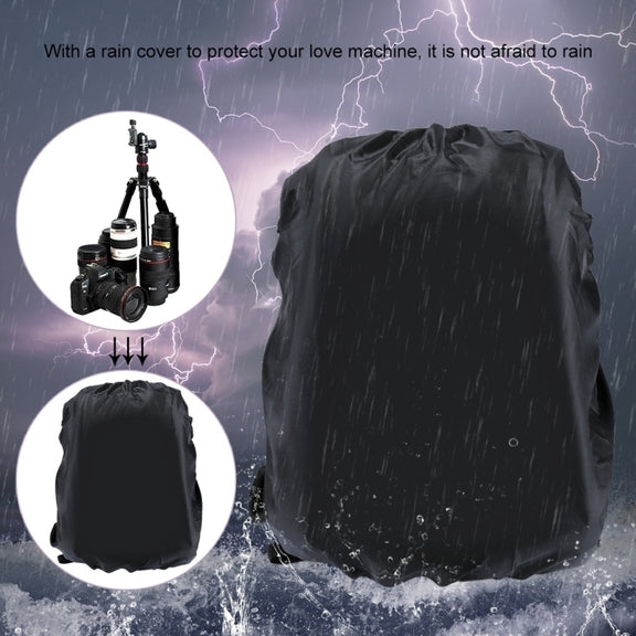 PULUZ Outdoor Portable Water-resistant Scratch-proof Dual Shoulders Backpack Handheld PTZ Stabilizer Camera Bag with Rain Cover for Digital Camera, DJI Ronin-SC / Ronin-S (Black)