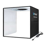 PULUZ 40cm Folding Portable Ring Light USB Photo Lighting Studio Shooting Tent Box with 6 x Dual-side Color Backdrops, Size: 40cm x 40cm x 40cm(Black)