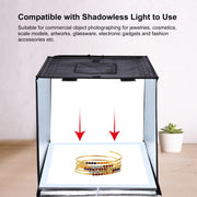 PULUZ Photo Studio Light Box Portable 60 x 60 x 60 cm Light Tent LED 5500K White Light Dimmable Mini 36W Photography Studio Tent Kit with 6 Removable Backdrops (Black Orange White Green Blue Red)(AU Plug)
