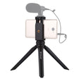 PULUZ Pocket Mini Plastic Tripod Mount with Phone Clamp for Smartphones(Black) - Tripods by PULUZ | Online Shopping South Africa | PMC TechLife