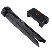 PULUZ Pocket Mini Plastic Tripod Mount with Phone Clamp for Smartphones(Black)