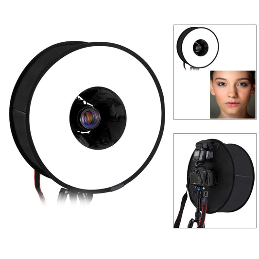 PULUZ 45cm Round Style Macro and Portrait Softbox SpeedLite Flash Light Foldable Diffuser - free shipping - PMC Jewellery - Order now!