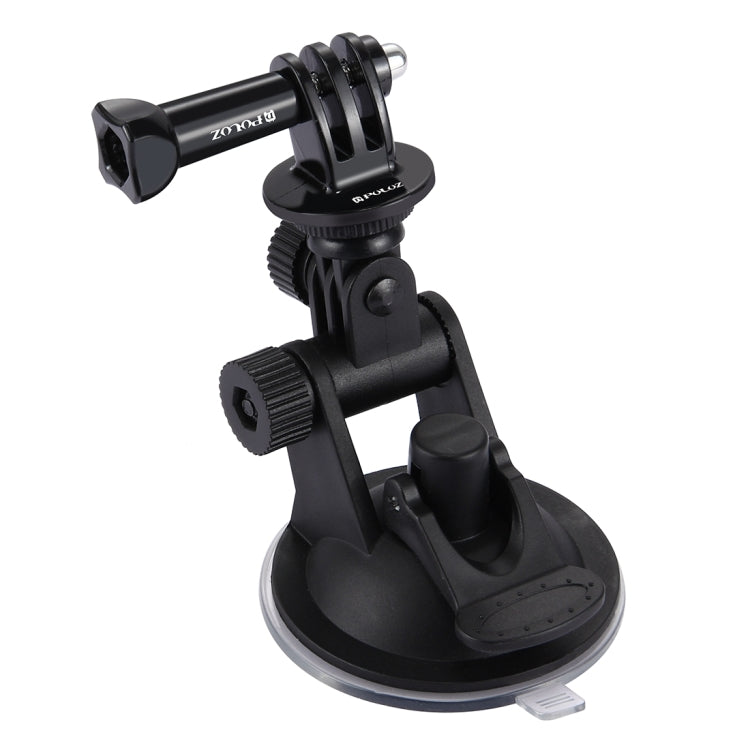 PULUZ Car Suction Cup Mount with Screw & Tripod Mount Adapter & Storage Bag for GoPro Hero11 Black / HERO10 Black /9 Black /8 Black /7 /6 /5 /5 Session /4 Session /4 /3+ /3 /2 /1, DJI Osmo Action and Other Action Cameras