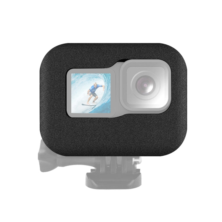 PULUZ for GoPro Hero11 Black / HERO10 Black / HERO9 Black Foam Windshield Housing Case(Black) - Silicone Cases by PULUZ | Online Shopping South Africa | PMC TechLife