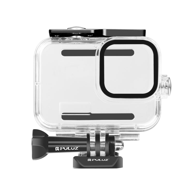 PULUZ for GoPro Hero11 Black / HERO10 Black / HERO9 Black 60m Water-resistant Housing Protective Case with Buckle Basic Mount & Screw
