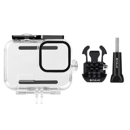 PULUZ for GoPro Hero11 Black / HERO10 Black / HERO9 Black 60m Waterproof Housing Protective Case with Buckle Basic Mount & Screw - Waterproof Cases by PULUZ | Online Shopping South Africa | PMC Jewellery