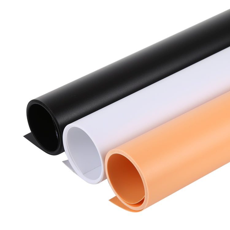 PULUZ Photography Background PVC Paper Kits for Studio Tent Box, Size: 156cm x 80cm(White) - Solid Color by PULUZ | Online Shopping South Africa | PMC TechLife | Buy Now Pay Later Mobicred