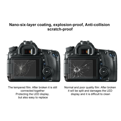 PULUZ 2.5D 9H Tempered Glass Film for Canon 650D, Compatible with 90D / 80D / 70D / 77D(9000D) / 800D(X9I) / 700D(X7I) / 750D(X8I) / 760D(8000D) / XC10 / XC15 / 7D2, Pentax Q1 / K-S1 /Q10 / Q7, Panasonic ZS35, Nikon V1 - Camera Screen Guard by PULUZ | Online Shopping South Africa | PMC Jewellery | Buy Now Pay Later Mobicred
