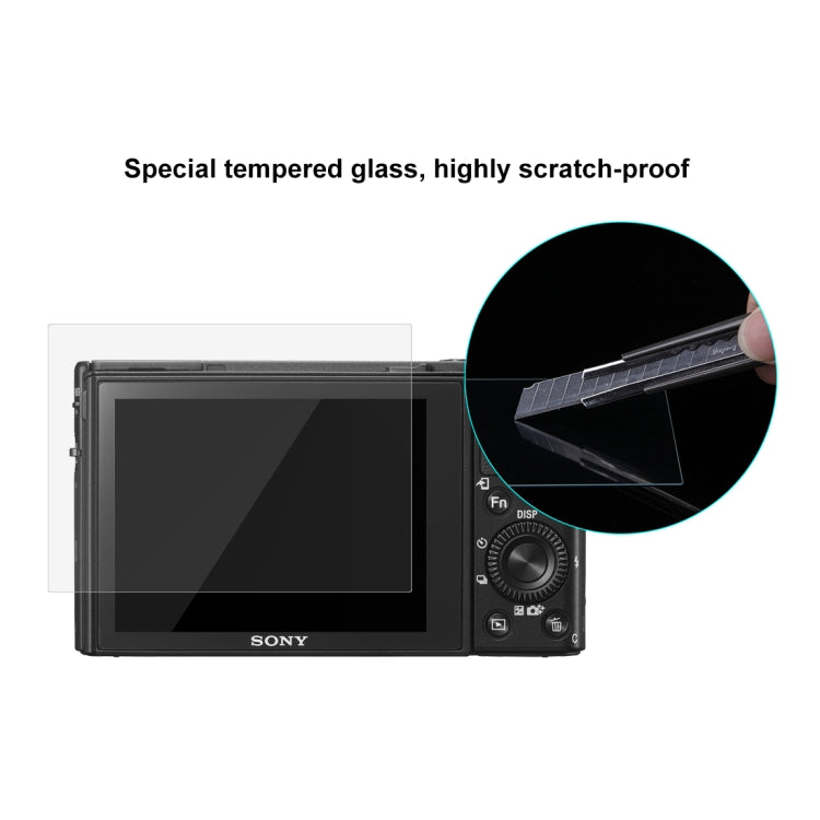PULUZ 2.5D 9H Tempered Glass Film for Sony RX100, Compatible with Sony A9 / A7C / A7M2 / A7M2 / A7SM2 / A7III / A77 / RX1 / RX1R / RX10 / RX100/II/III/IV/V/IV / RX10IV/III/II / RX100M4 / RX100M5 / A99 ... A9II / RX100M7 / A7RV / WX700 / WX800 / HX99 / A7C - Camera Screen Guard by PULUZ | Online Shopping South Africa | PMC TechLife | Buy Now Pay Later Mobicred