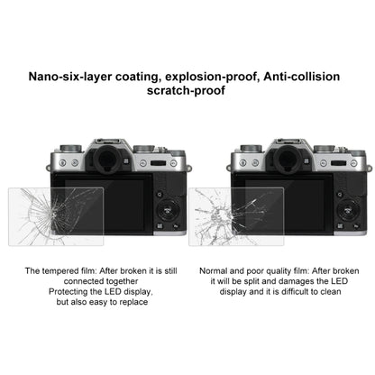 PULUZ 2.5D 9H Tempered Glass Film for Fujifilm X-T10, Compatible with Fujifilm X-A1 / X-A2 / X-M1 / X30 / X-T20 / X-T30 / X-T100 / X-E3, Panasonic GF8, Nikon S2, Casio ZS240 / ZS210 / ZS190 / EX-FR200 / EX-FR110H / EX-FR100L / EX-FRX10 - Camera Screen Guard by PULUZ | Online Shopping South Africa | PMC Jewellery | Buy Now Pay Later Mobicred