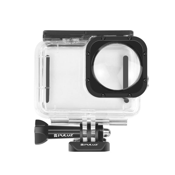 PULUZ 40m Water-resistant Housing Protective Case with Buckle Basic Mount & Screw for GoPro HERO12 Black /11 Black /11 Black Mini /10 Black /9 Black Max Lens Mod(Transparent)