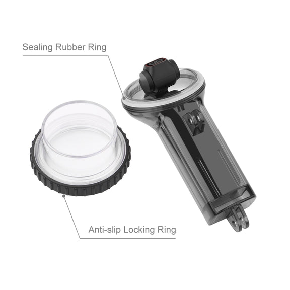 PULUZ 60m Underwater Water-resistant Housing Diving Case Cover for DJI Osmo Pocket 2(Black)